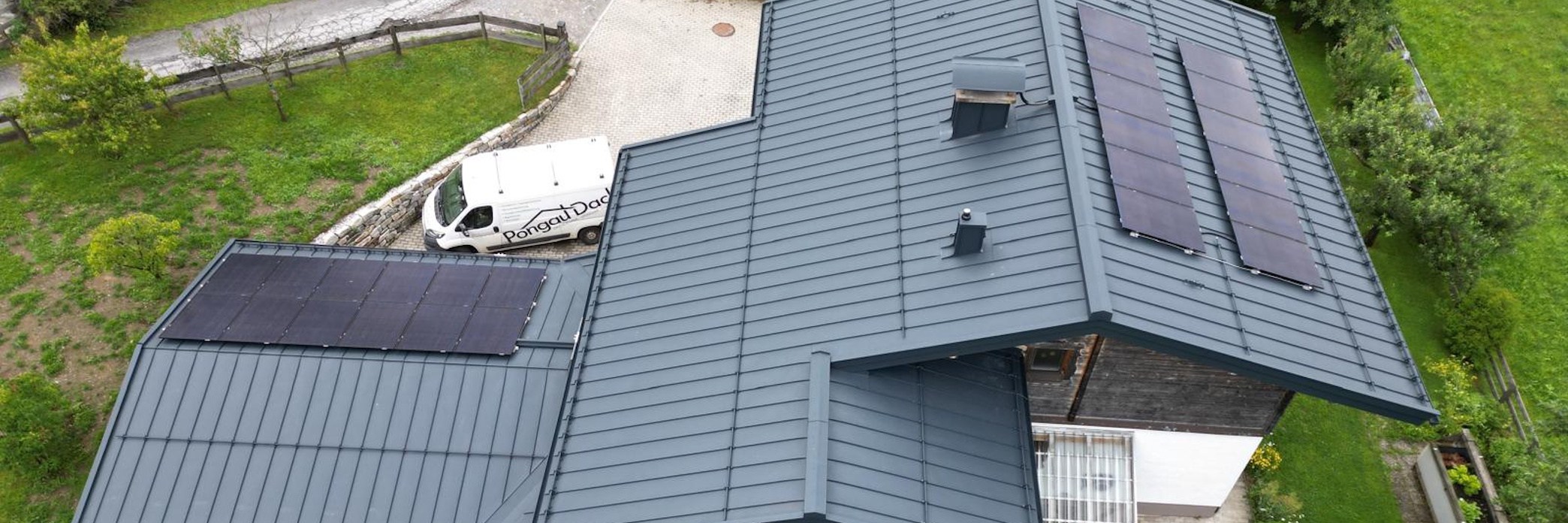 Präsentationsansicht der Firma Pongau Dach