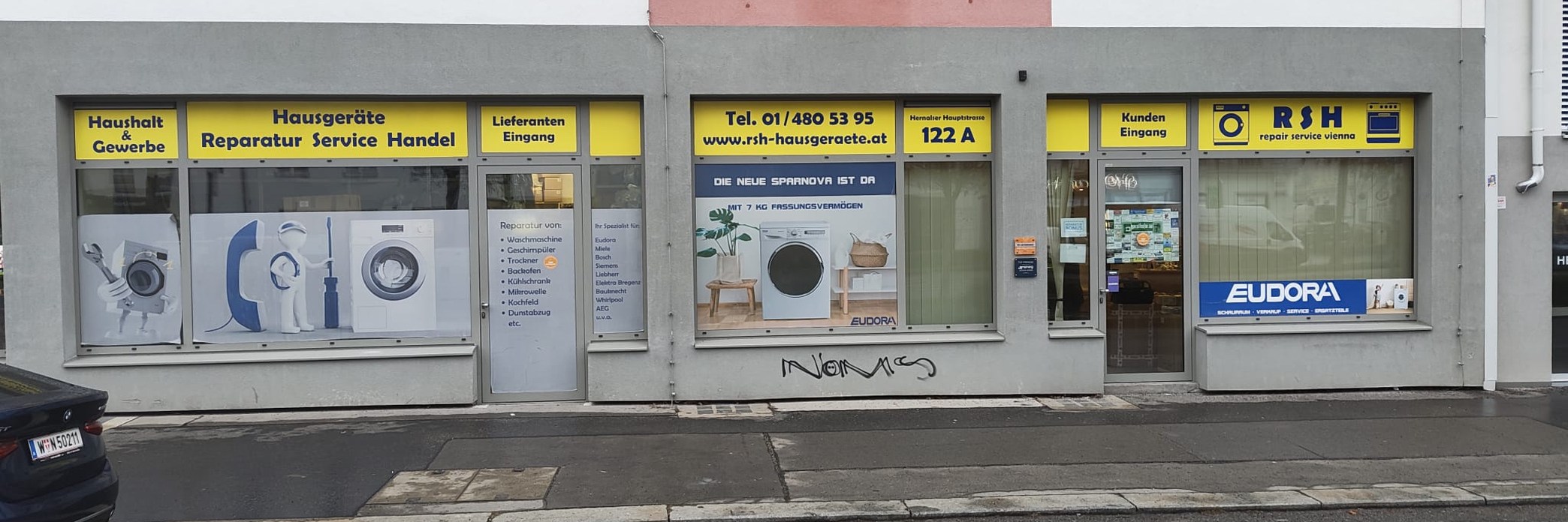 Präsentationsansicht der Firma RSH Hausgeräte + repair - service - vienna +