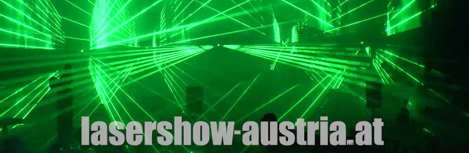 Präsentationsansicht der Firma Lasershow-Austria