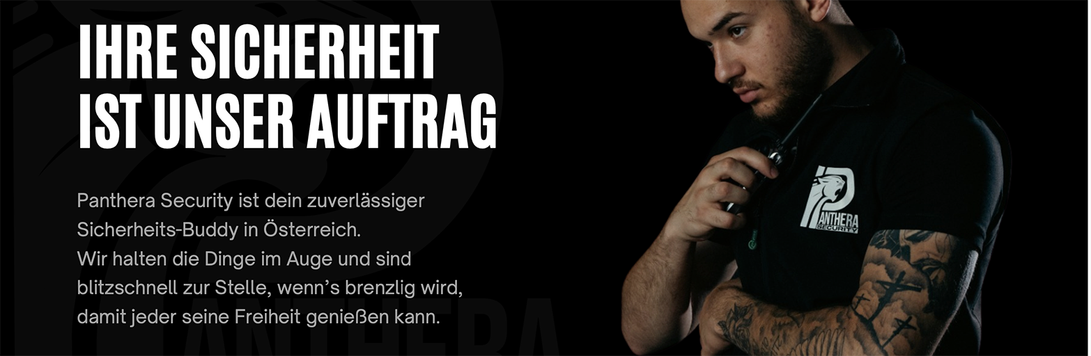 Präsentationsansicht der Firma Panthera Security GmbH