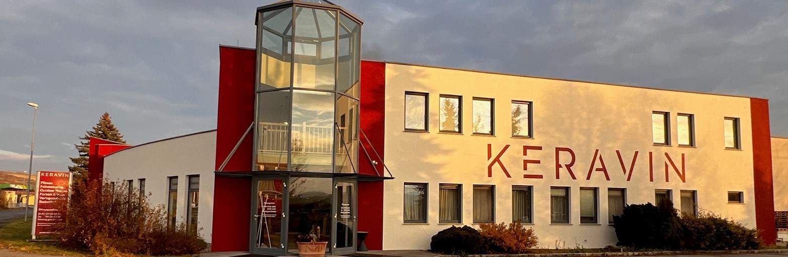 Präsentationsansicht der Firma KERAVIN Handels Ges.m.b.H
