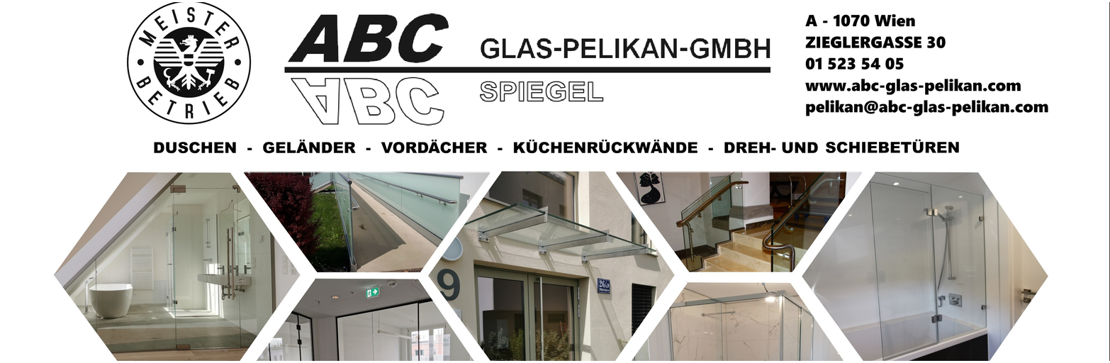Präsentationsansicht der Firma ABC Glas Pelikan Gesellschaft m.b.H.