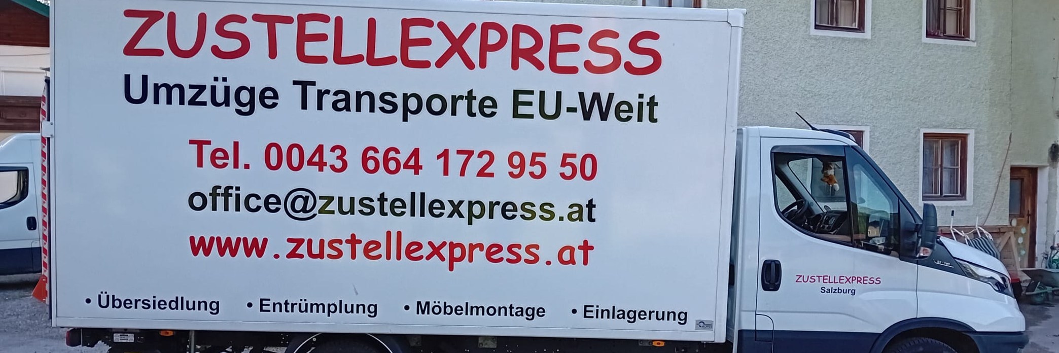 Präsentationsansicht der Firma Zustellexpress Salzburg