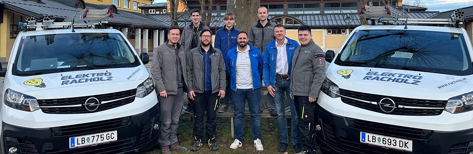 Präsentationsansicht der Firma Elektro Racholz GmbH