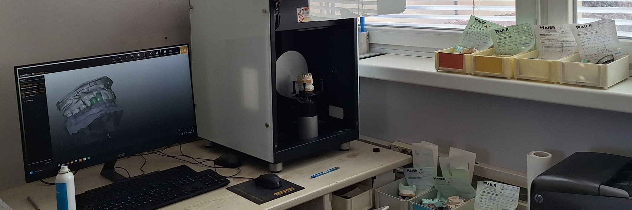 Präsentationsansicht der Firma Maier Dental