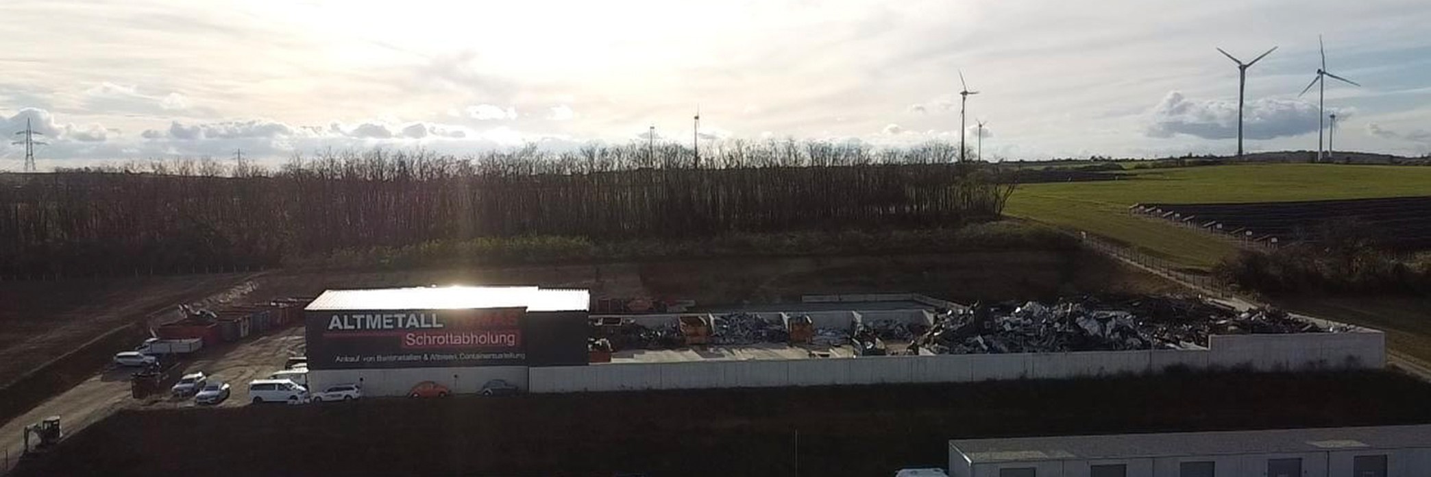 Präsentationsansicht der Firma Altmetall Tomas