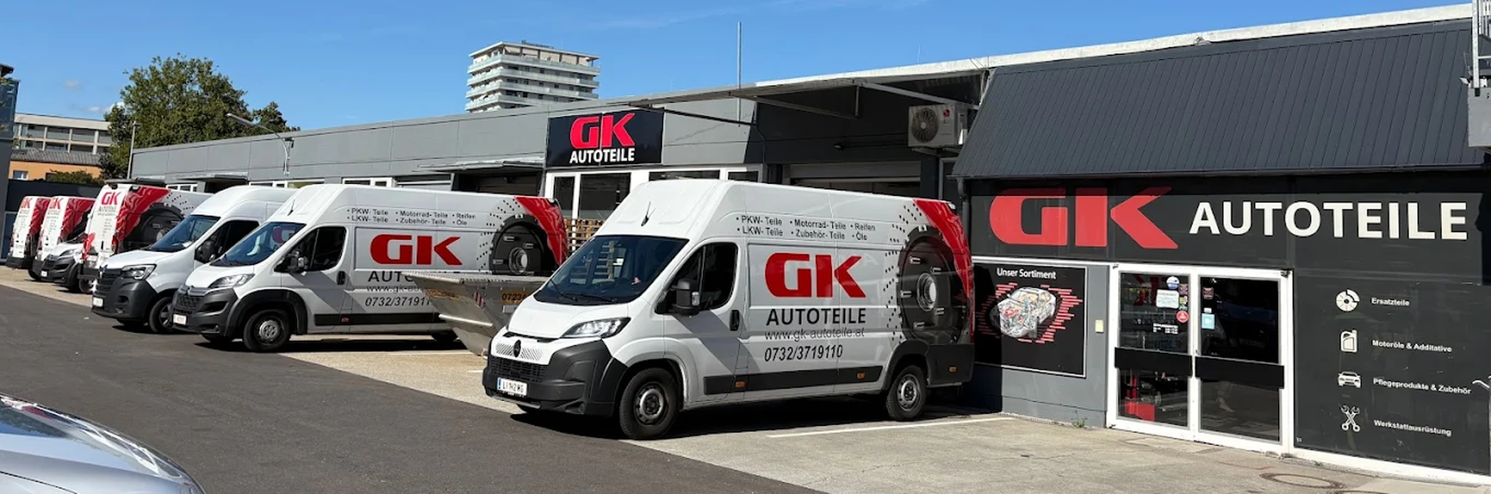 Präsentationsansicht der Firma GK Autoteile GmbH