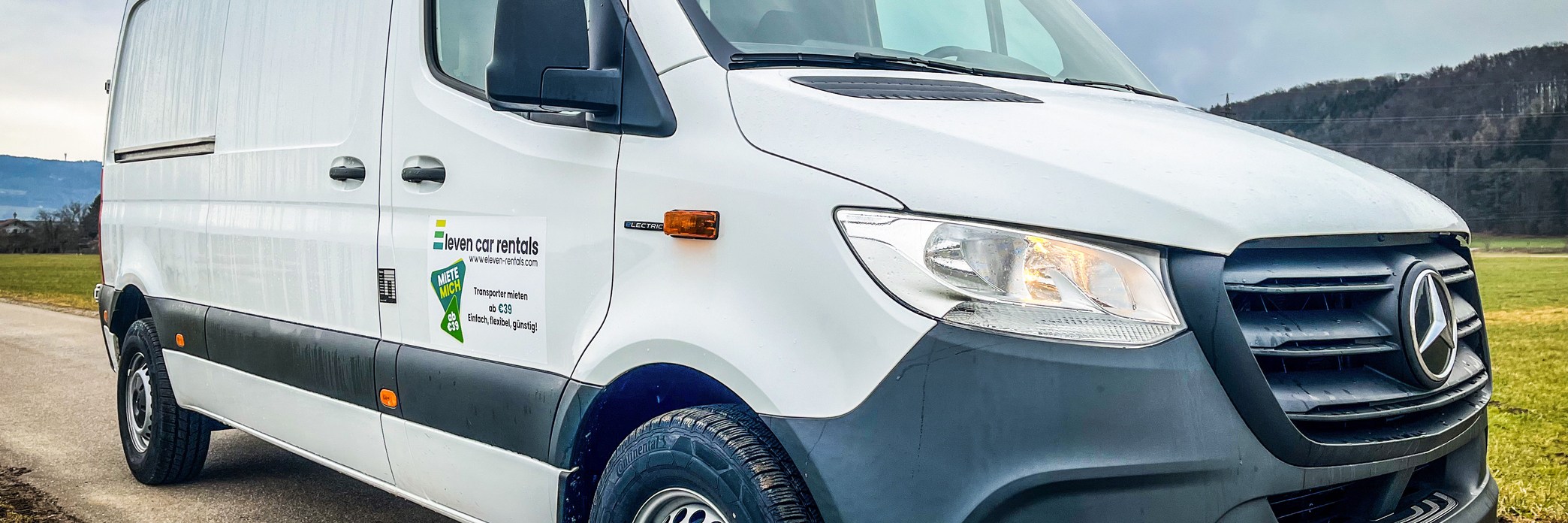 Präsentationsansicht der Firma Eleven Car Rentals