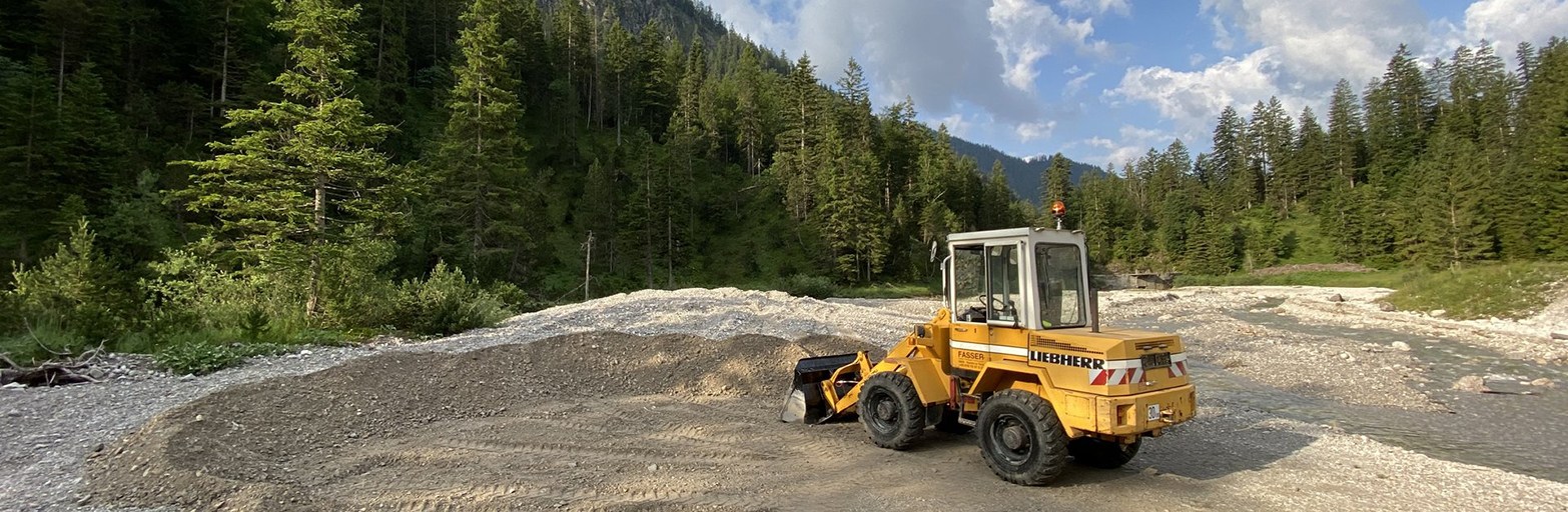 Präsentationsansicht der Firma FASSER Erdbewegung - Schneeräumung