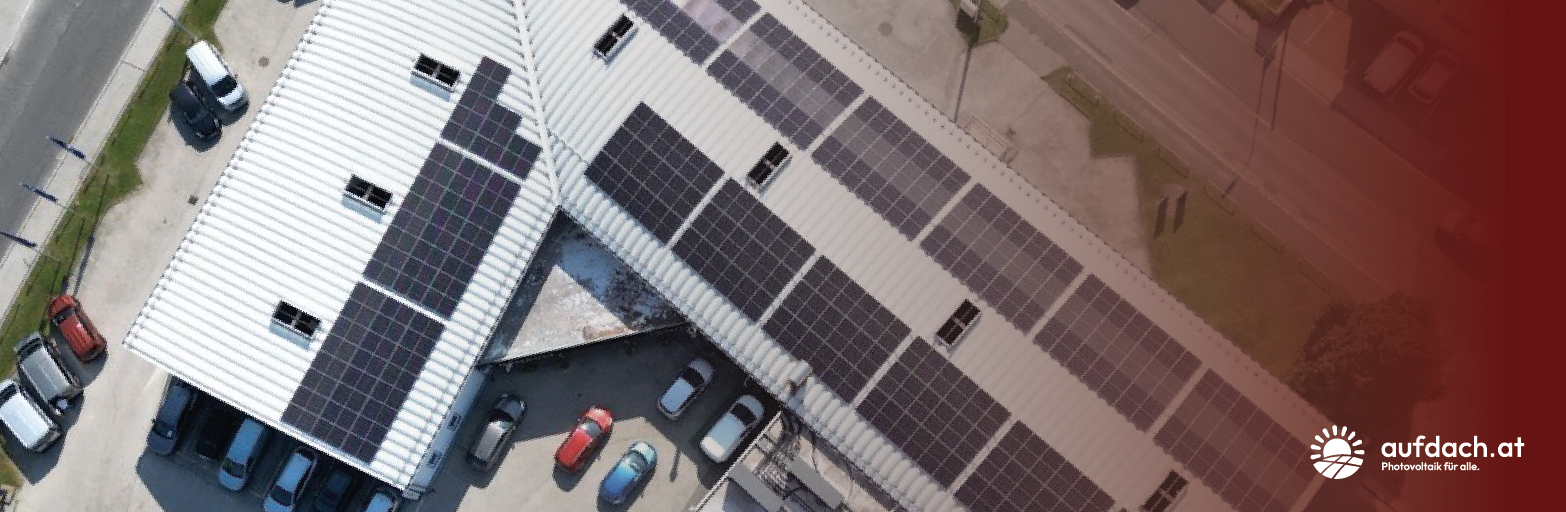 Präsentationsansicht der Firma aufdach.at - PV Anlagen für ALLE