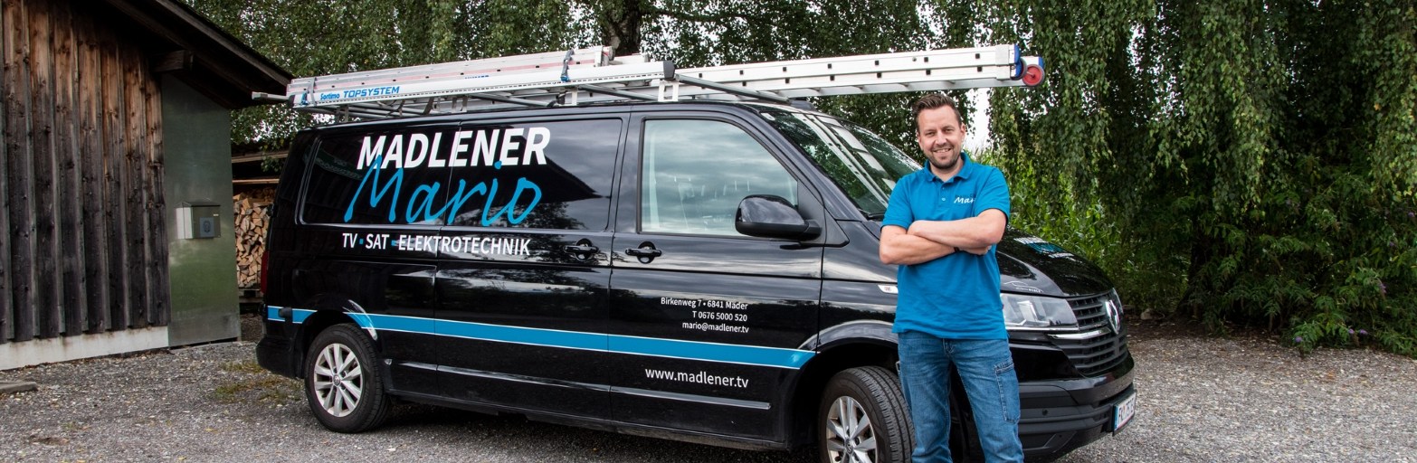 Präsentationsansicht der Firma Madlener Mario
TV, SAT, Elektrotechnik